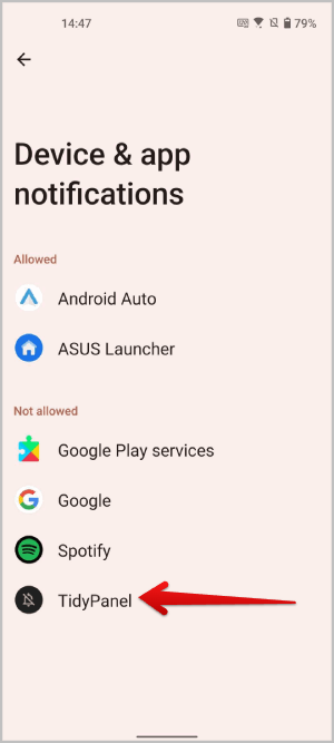 Android で永続的な通知を非表示にする方法