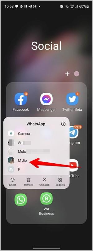 AndroidとiPhoneのホーム画面にWhatsAppチャットアイコンを追加する方法