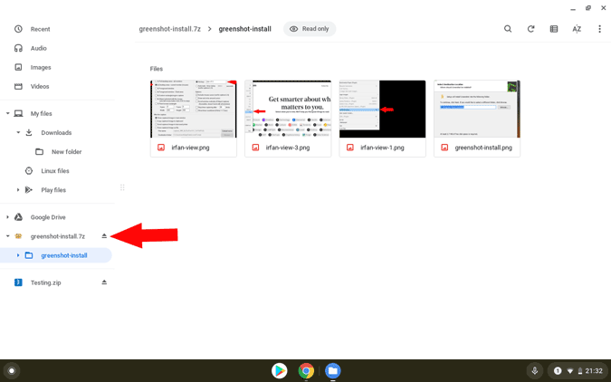 Chromebook でファイルを圧縮および解凍する方法