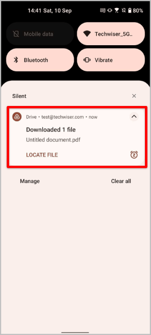 Android で永続的な通知を非表示にする方法