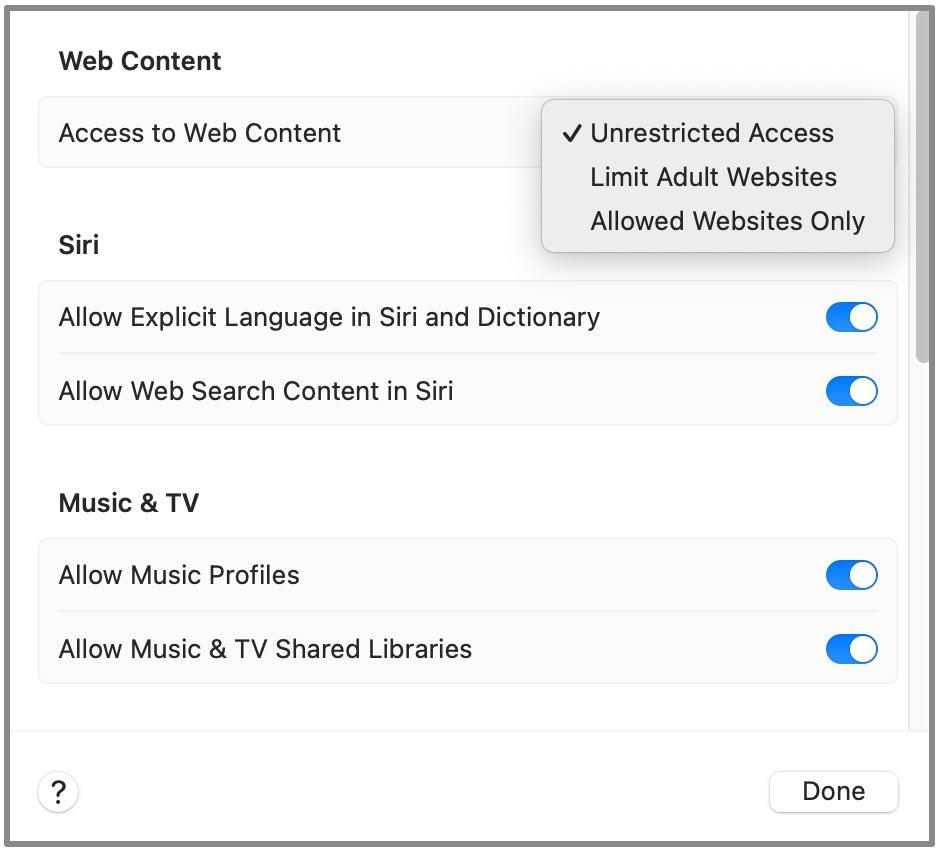 MacBookでペアレンタルコントロールを設定する方法