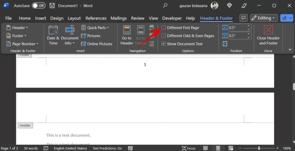 Microsoft Wordにページとページ番号を追加する方法