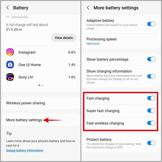Samsung Galaxy 携帯電話の充電を速くする方法