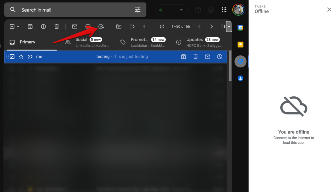 デスクトップで Gmail をオフラインで使用する方法