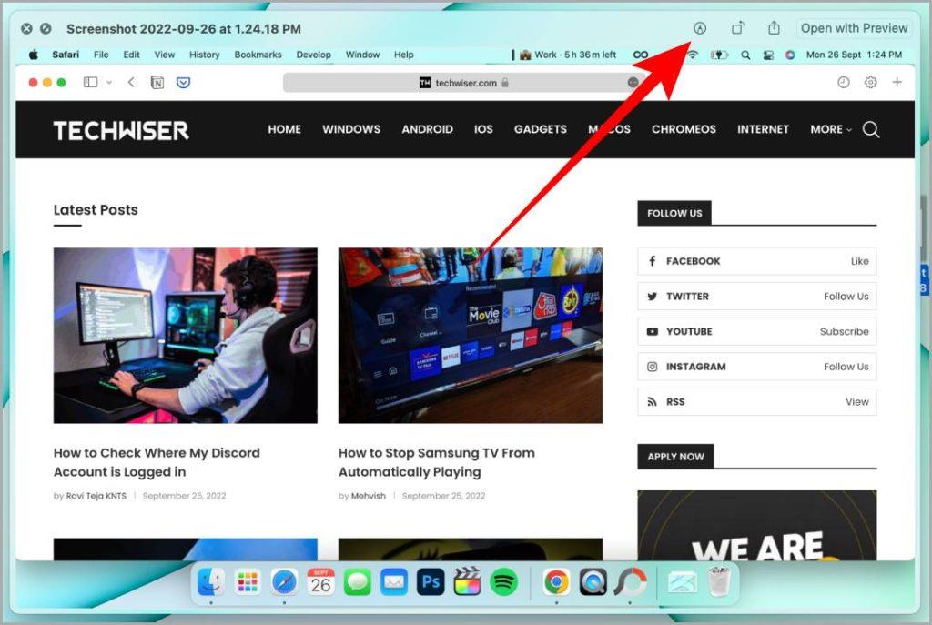 Mac でスクリーンショットを撮って強調表示する方法