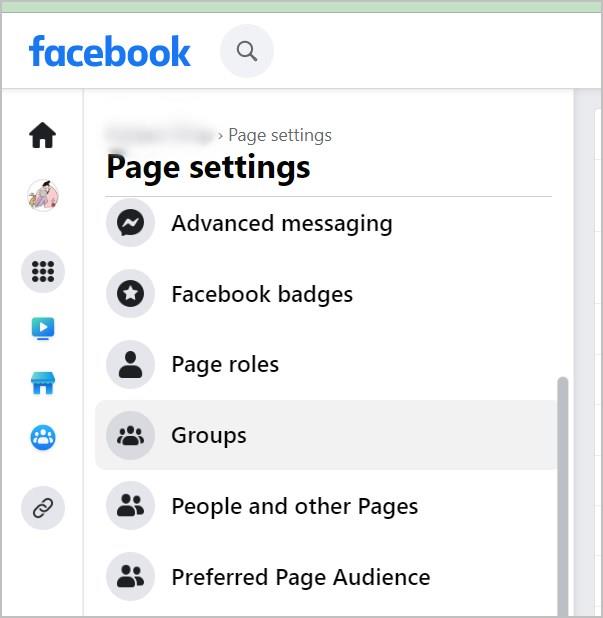 Facebook でページの役割を見つける場所