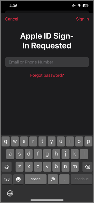 iPhone で Apple ID からログアウトするとどうなるか