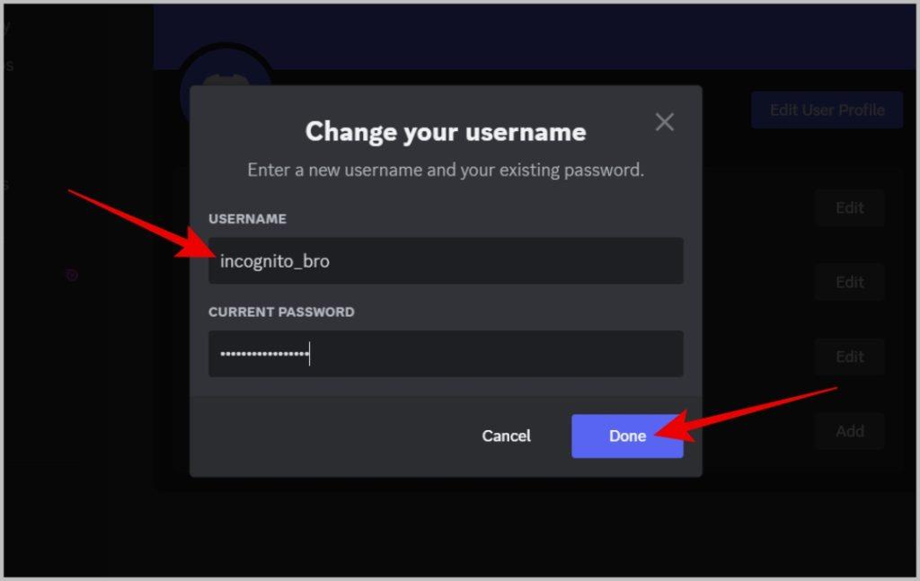 Discordでユーザー名と表示名を変更する方法