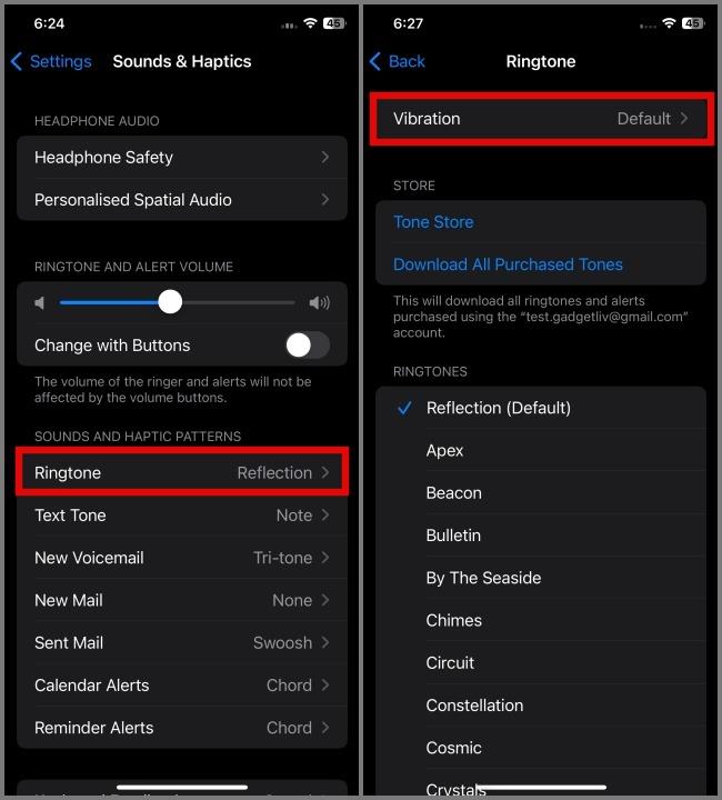 iPhoneをサイレントモードで振動させる方法