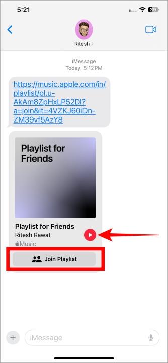 Apple Musicでコラボプレイリストを作成する方法