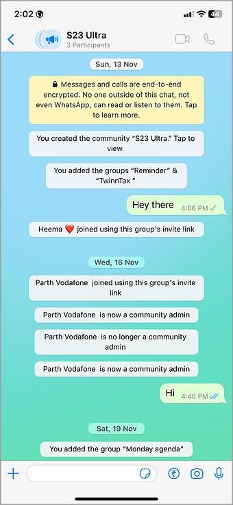 WhatsApp ブロードキャスト リストとコミュニティ アナウンス グループ: 主な違い