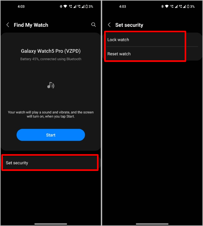 Samsung Galaxy Watch を使用して携帯電話を見つける方法、またはその逆の方法