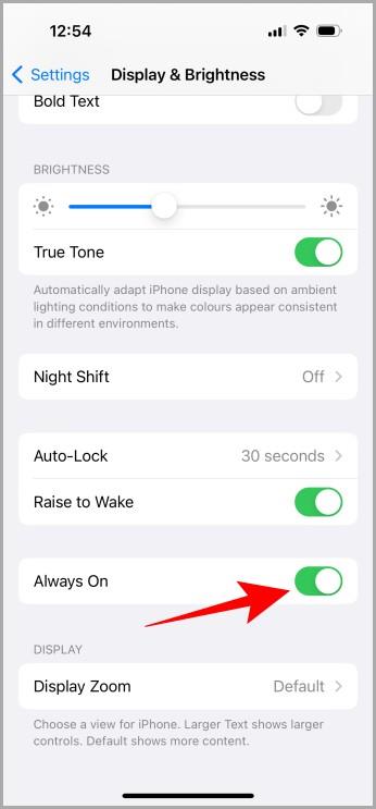 iPhone 14 Proで常時表示を無効にする方法