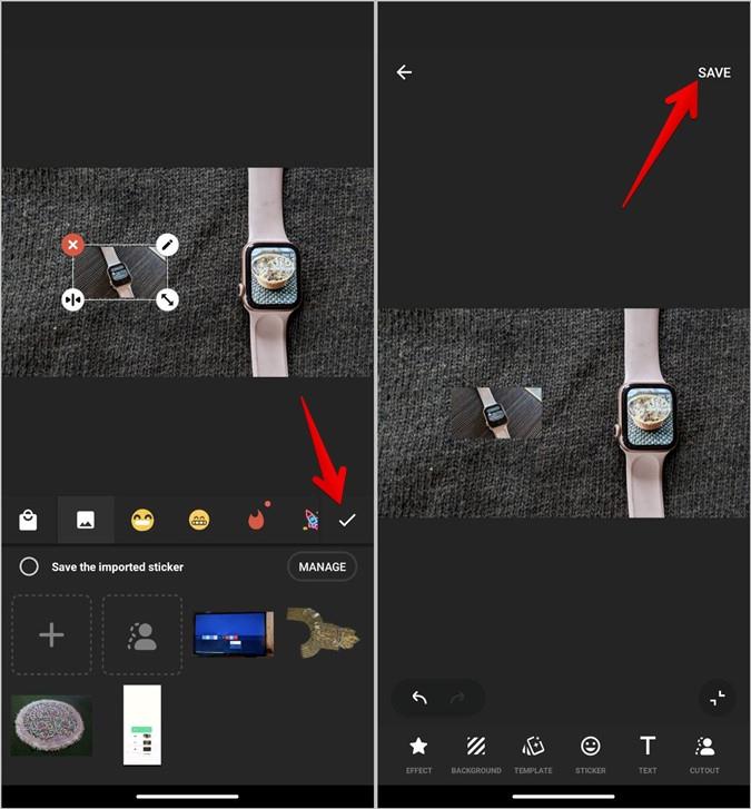 Android で写真を別の写真の上に置く 2 つの方法