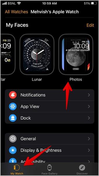 Apple Watch Faceに複数の写真を配置する方法