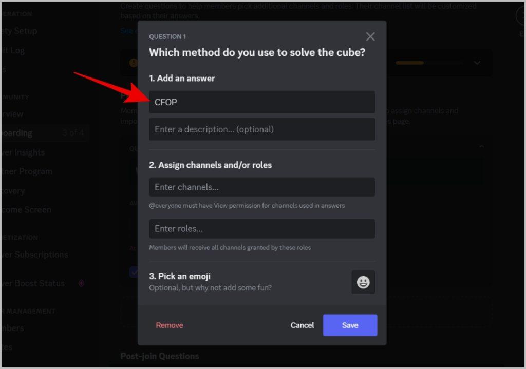Discordサーバーでコミュニティオンボーディングを設定する方法