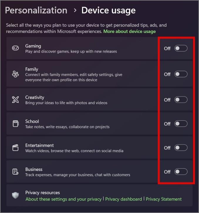 Windows 11 のあらゆる場所で広告を無効にする方法