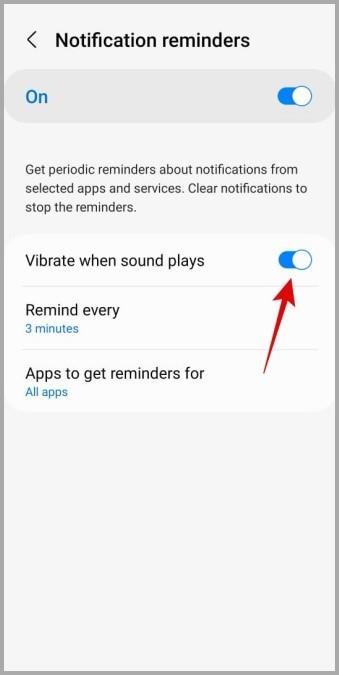 Samsung Galaxy Phone で通知リマインダーを有効にして使用する方法