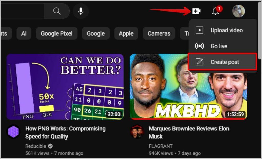YouTube で画像を使用したコミュニティ投票を作成する方法
