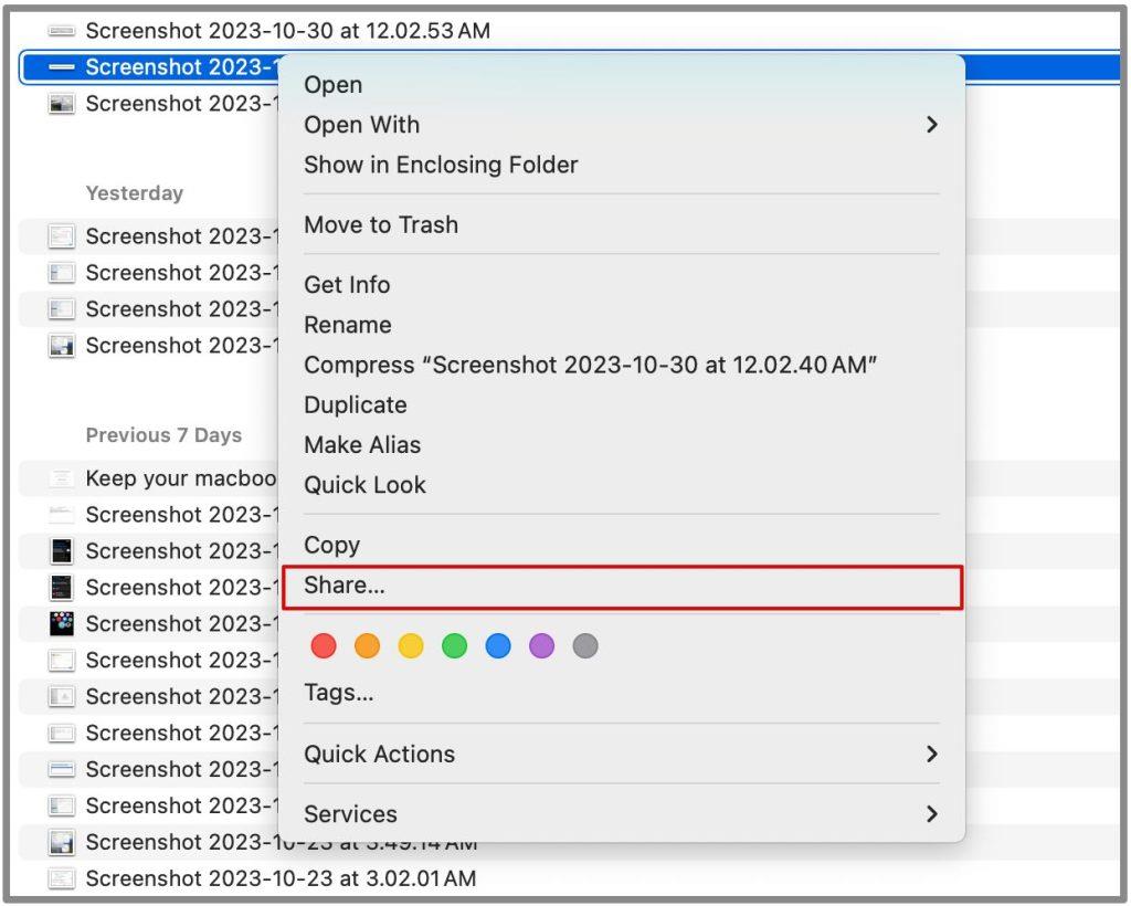 MacBookでAirDropを使用する方法