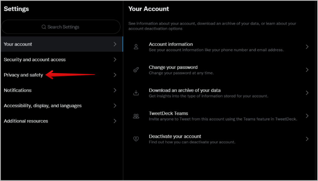 Twitter で機密コンテンツを表示、投稿、フィルターする方法
