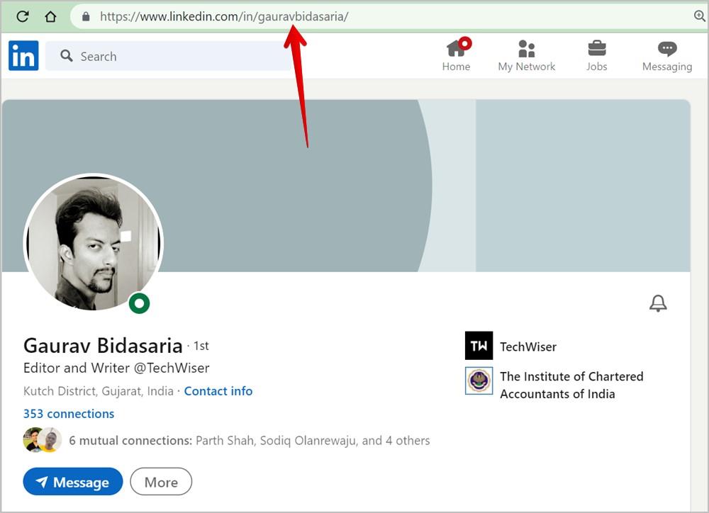 LinkedIn プロフィールの URL とそれをモバイルおよび PC で共有する方法