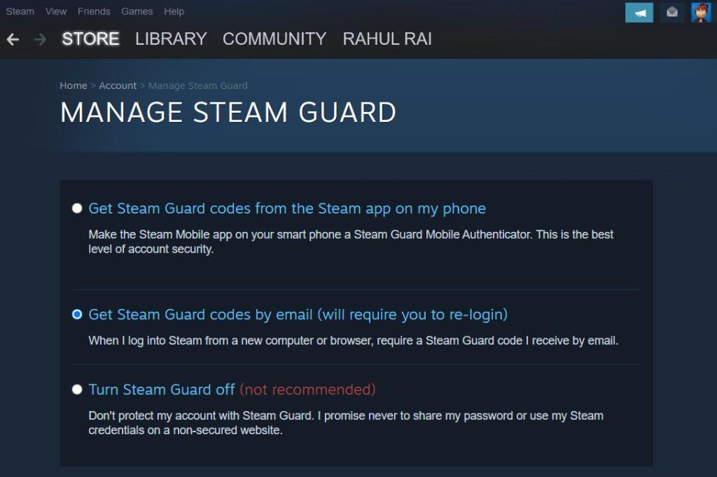 Steam Guardモバイル認証システムを無効にする2つの方法