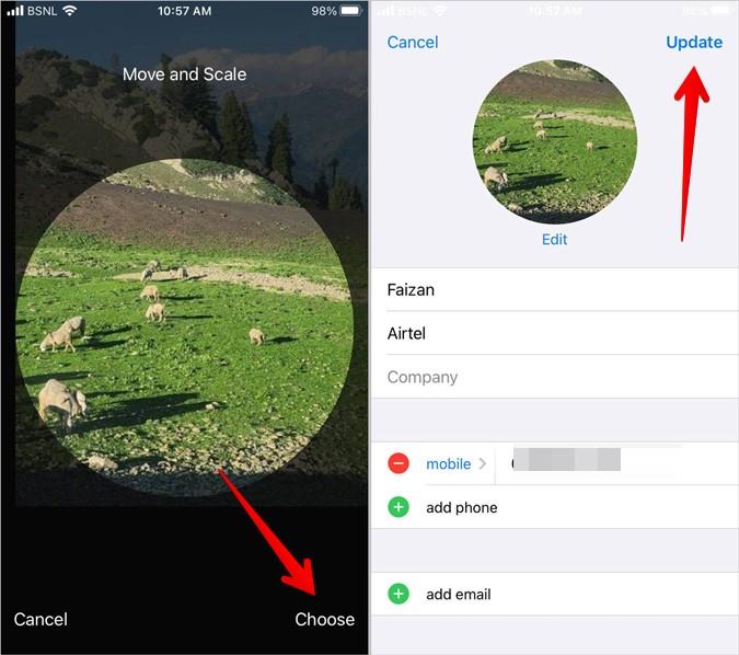 iPhoneとAndroidで着信に写真を設定する方法