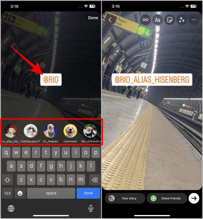 Instagram ストーリーで誰かにメンションする 5 つの方法