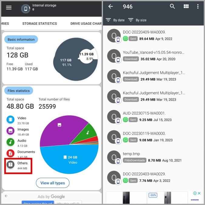 Samsung Galaxy Phone のその他のストレージとは何か、およびそれをクリアする方法