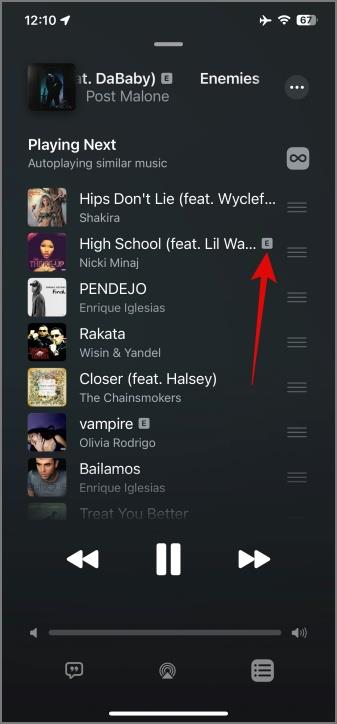 Apple Music のアイコンと記号の意味