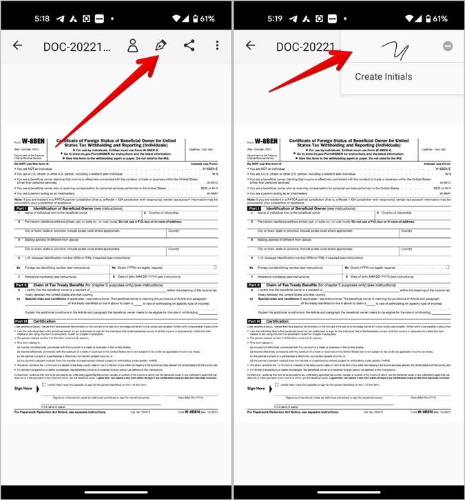 Android および iPhone の WhatsApp で書類に署名する方法
