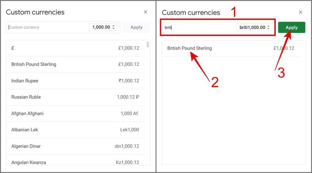 Excel または Google スプレッドシートに通貨を追加する 6 つの方法