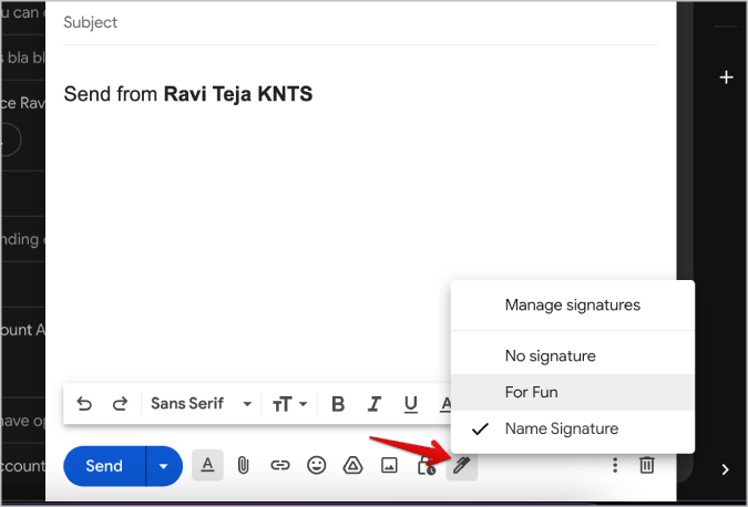 ウェブ、Android、iOS の Gmail に署名を追加する方法