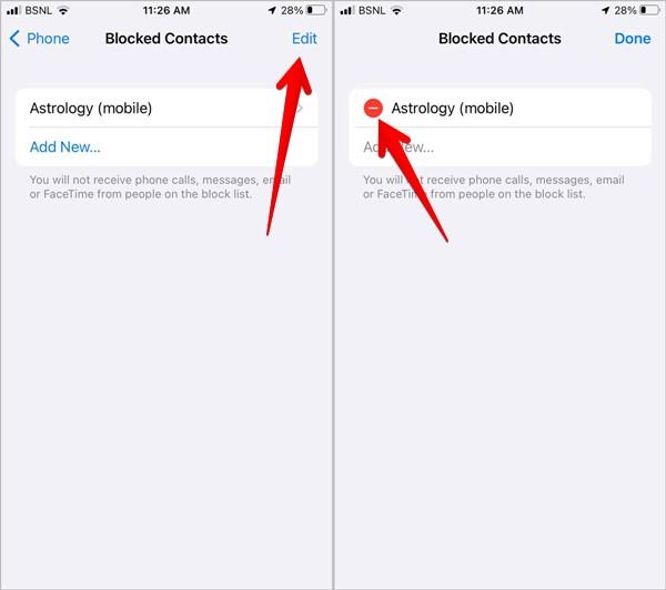 Android および iPhone で番号をブロックするとどうなるか