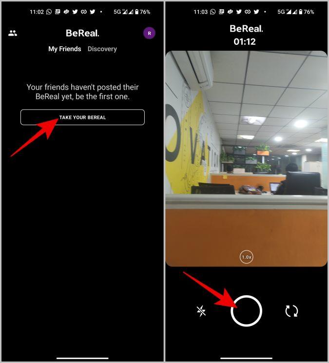 BeReal を位置情報の有無にかかわらずアップロードする方法