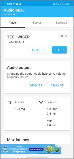Android スマートフォンを PC のスピーカーとして使用する方法