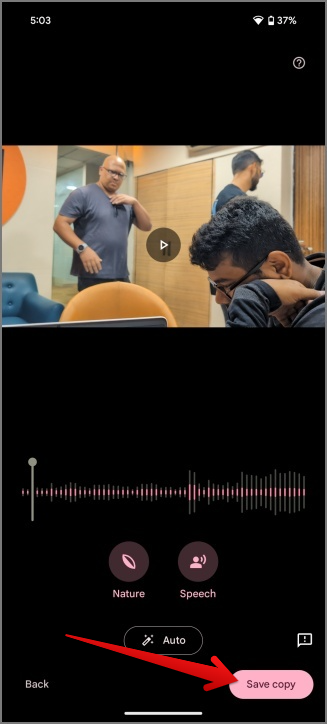 Audio Magic Eraser を使用して Pixel 8 シリーズのビデオからノイズを除去する方法