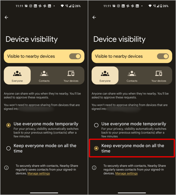 Androidでニアバイシェアが機能しない問題を修正する8つの方法