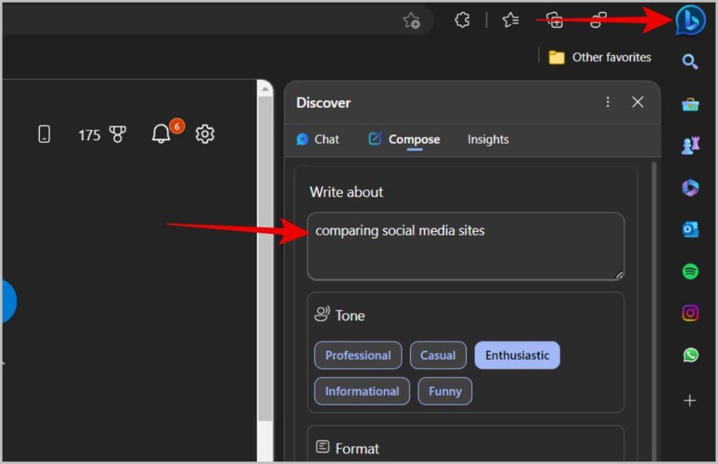 ChatGPT AI を活用した新しい Bing チャットの使用方法