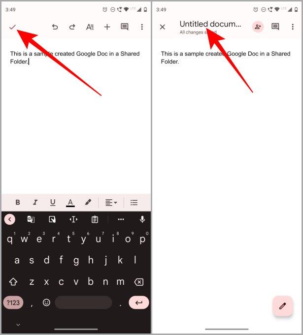 モバイルとウェブ上の Google ドライブの共有フォルダーに Google ドキュメントを追加する 2 つの方法