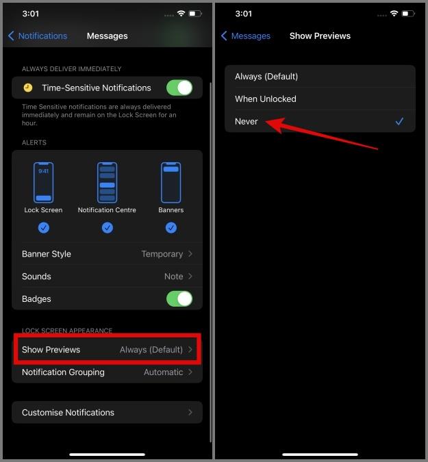 オートメーションを使用してiPhoneでメッセージをロックする方法