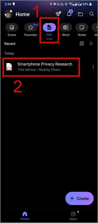 デスクトップまたはモバイルで PDF 内のテキストを強調表示する方法