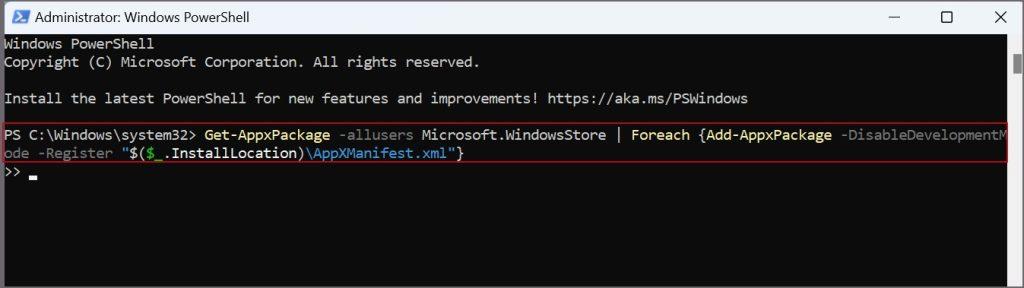 「この MS-Windows ストアを開くには新しいアプリが必要です」エラーに対する 11 の修正