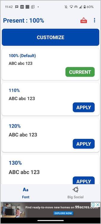 Android スマートフォンでテキストを大きくする 8 つの方法