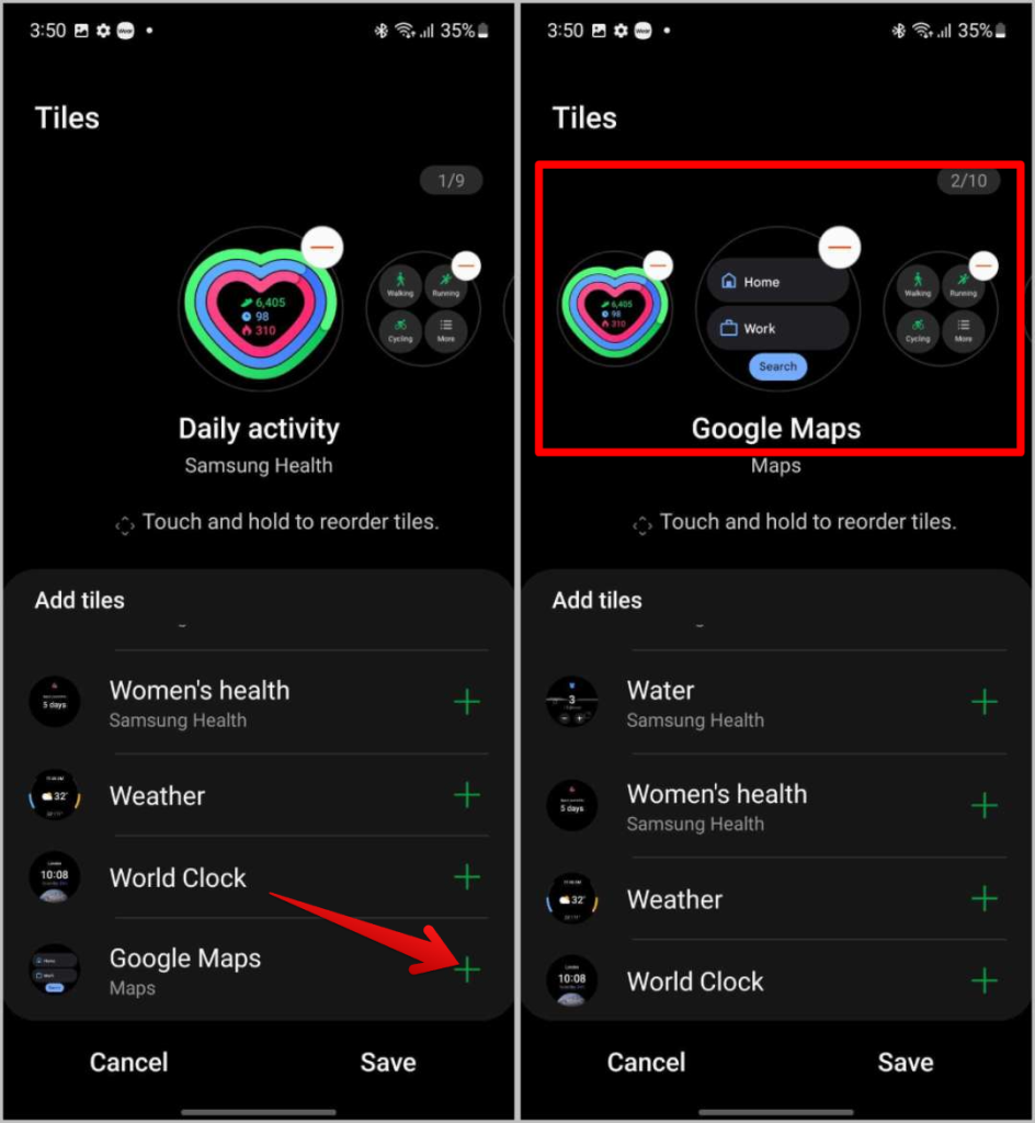 Samsung Galaxy Watch 4 および 5 で Google マップを使用する方法