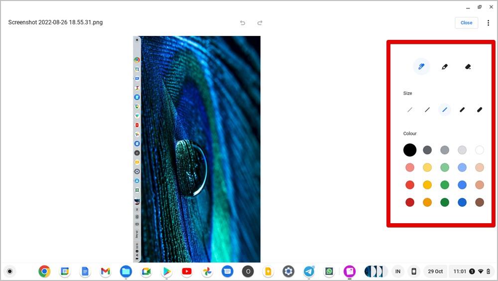 Chromebook で写真またはスクリーンショットを編集する方法