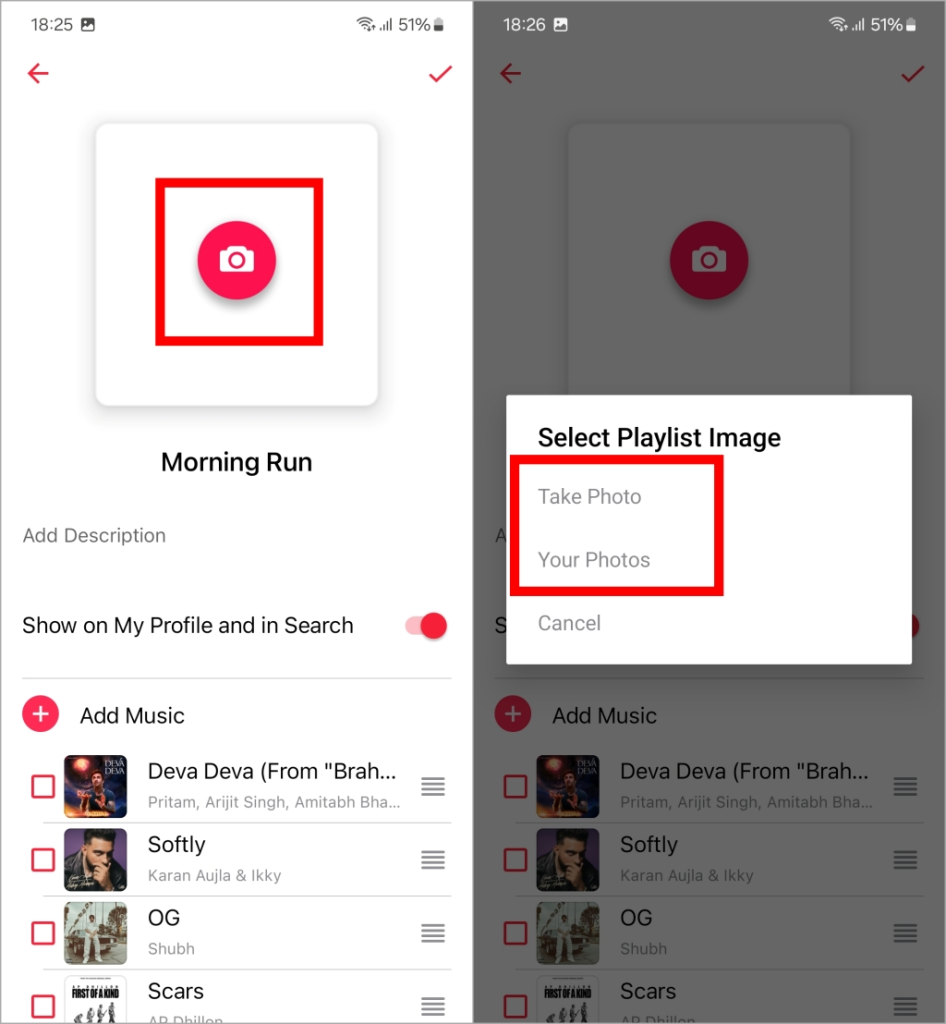Apple Musicでプレイリストのカバーを変更する方法
