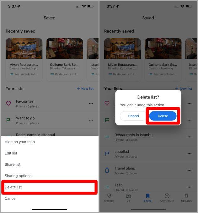 iPhone で Google マップにリストを作成する方法 – 完全ガイド