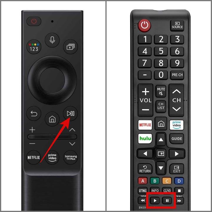 Samsung スマート TV リモコンのさまざまなボタンとは何ですか